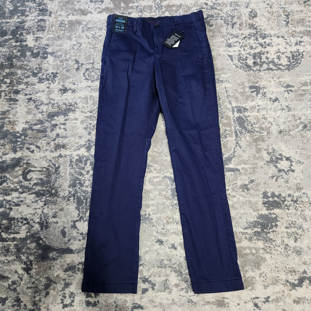 Murano | NWT Evan Fit Blue Extra Slim Fit Men's Dress Pants